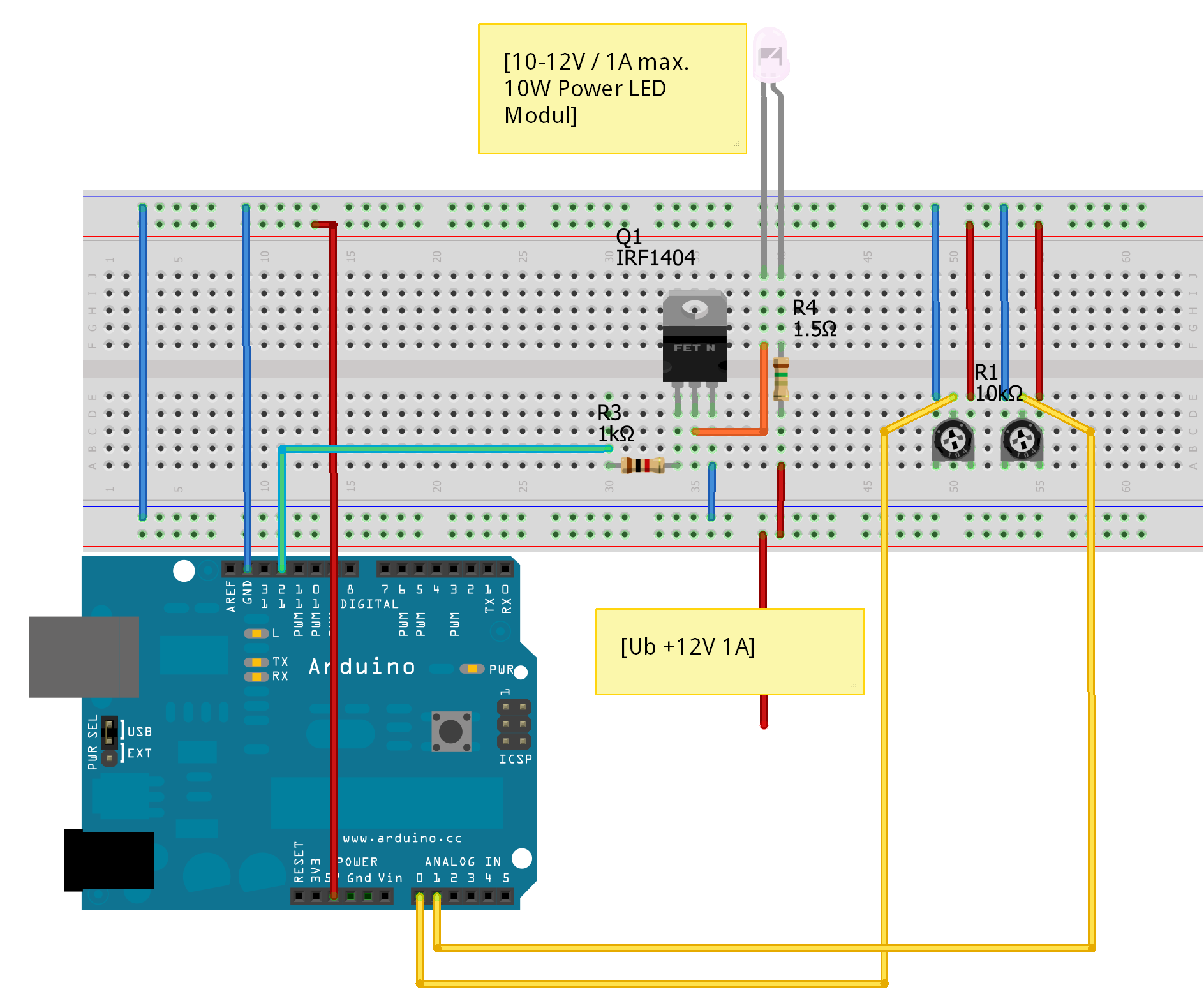 Das Stroboskop II – oder wie ich mich mit den Arduino Einschränkungen  arrangiere